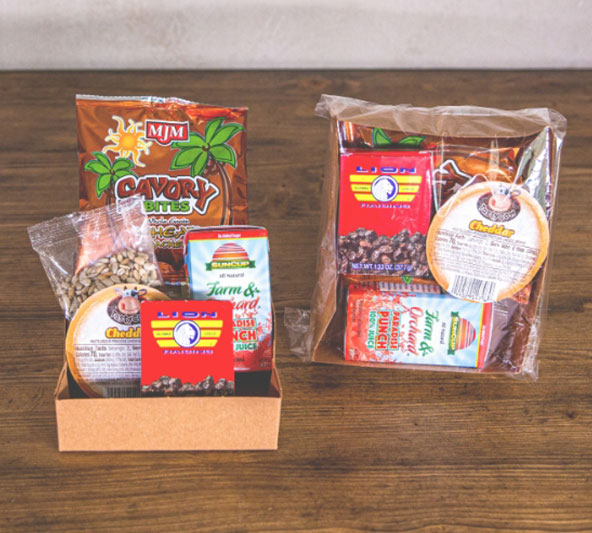 Packaged food packs from Harvest Farms